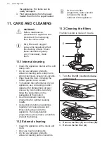 Предварительный просмотр 16 страницы AEG FFE73700PM User Manual