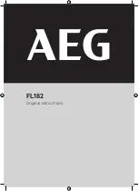 AEG FL182 Original Instructions Manual preview