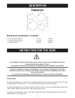 Предварительный просмотр 3 страницы AEG FM600KM-B User Manual