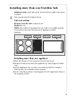 Preview for 19 page of AEG FM6300G-AN Installation And Operating Instructions Manual