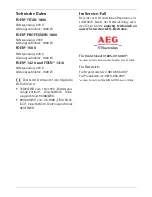 Preview for 9 page of AEG FOEN 1410 User Manual