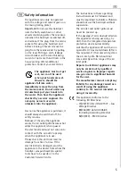 Preview for 3 page of AEG FOEN FIGARO 1200 Operating Instructions