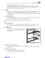 Предварительный просмотр 9 страницы AEG FRIDGE-FREEZER User Manual