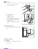 Предварительный просмотр 18 страницы AEG FRIDGE-FREEZER User Manual