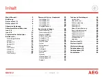 Preview for 2 page of AEG FRTD 903 TC User Manual