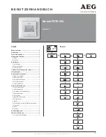 Preview for 2 page of AEG FRTD 903 User Manual