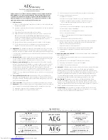 Предварительный просмотр 26 страницы AEG FSE83806P User Manual