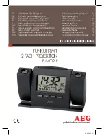 AEG FU 4002 P Instruction Manual preview