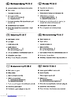 Preview for 4 page of AEG FX22 Z Operating Instructions Manual