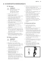 Предварительный просмотр 29 страницы AEG GS60AV User Manual