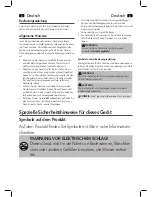 Preview for 4 page of AEG HC 5585 Manual