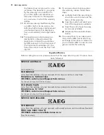 Предварительный просмотр 20 страницы AEG HC652600EB User Manual