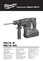 AEG HD18 H Series Original Instructions Manual preview