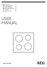 AEG HE634070XB User Manual предпросмотр