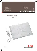 Preview for 1 page of AEG HEIZKISSEN HK 5510 Instruction Manual