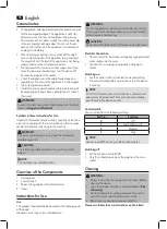 Preview for 10 page of AEG HEIZKISSEN HK 5510 Instruction Manual