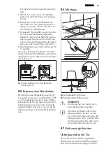 Preview for 43 page of AEG HG654421 User Manual