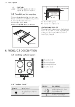 Предварительный просмотр 12 страницы AEG HG694340NB User Manual