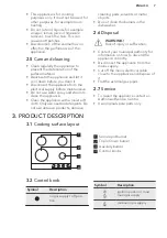 Предварительный просмотр 7 страницы AEG HG694550 User Manual