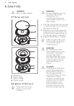 Предварительный просмотр 8 страницы AEG HG694550 User Manual