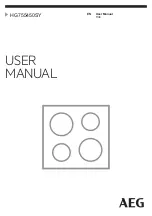 Preview for 1 page of AEG HG755450SY User Manual