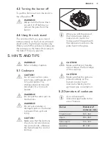 Preview for 9 page of AEG HG956440 User Manual