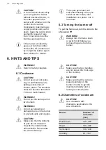 Preview for 14 page of AEG HGB75420YM User Manual