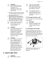 Preview for 13 page of AEG HGB95522SM User Manual