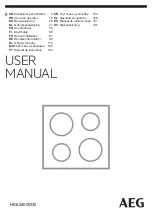 Preview for 1 page of AEG HK624000XB User Manual