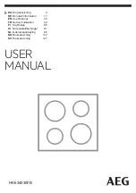 Preview for 1 page of AEG HK634030FB User Manual