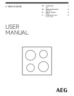 Preview for 1 page of AEG HK634150XB User Manual