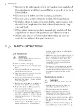 Preview for 4 page of AEG HK854206XB User Manual