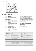 Предварительный просмотр 32 страницы AEG HK955070FB User Manual