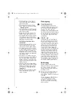 Preview for 4 page of AEG HM 250 Operating Instructions Manual