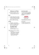 Preview for 6 page of AEG HM 250 Operating Instructions Manual