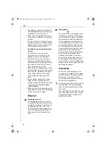 Preview for 8 page of AEG HM 250 Operating Instructions Manual