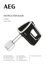 AEG HM33 Series Instruction Book preview