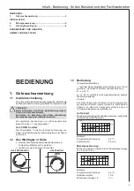 Preview for 3 page of AEG Hoz 5 Comfort Installation And Operating Instructions Manual