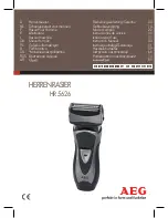 AEG HR 5626 Instruction Manual preview