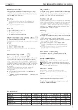 Preview for 5 page of AEG HS 203 Operating And Installation Instructions