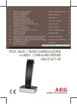 AEG HSM/R 5673 NE Instruction Manual preview