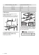 Preview for 8 page of AEG I84AV423FB User Manual