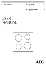 Preview for 1 page of AEG IAE84411FB User Manual