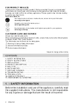 Preview for 2 page of AEG IAE84421FB User Manual