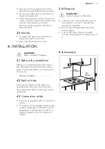 Preview for 7 page of AEG IAE84851FB User Manual