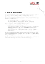 Preview for 2 page of AEG ID ARE H9 BLE Manual