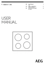 AEG IKB64411XB User Manual preview