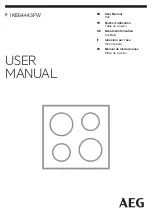 Preview for 1 page of AEG IKE64443FW User Manual