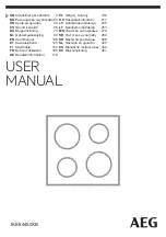 Preview for 1 page of AEG IKE64450XB User Manual