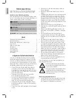 Предварительный просмотр 2 страницы AEG IR 4468 BT Instruction Manual